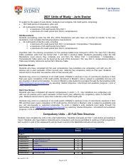 laws6195|2021 Juris Doctor Units of Study: Compulsory and Elective .